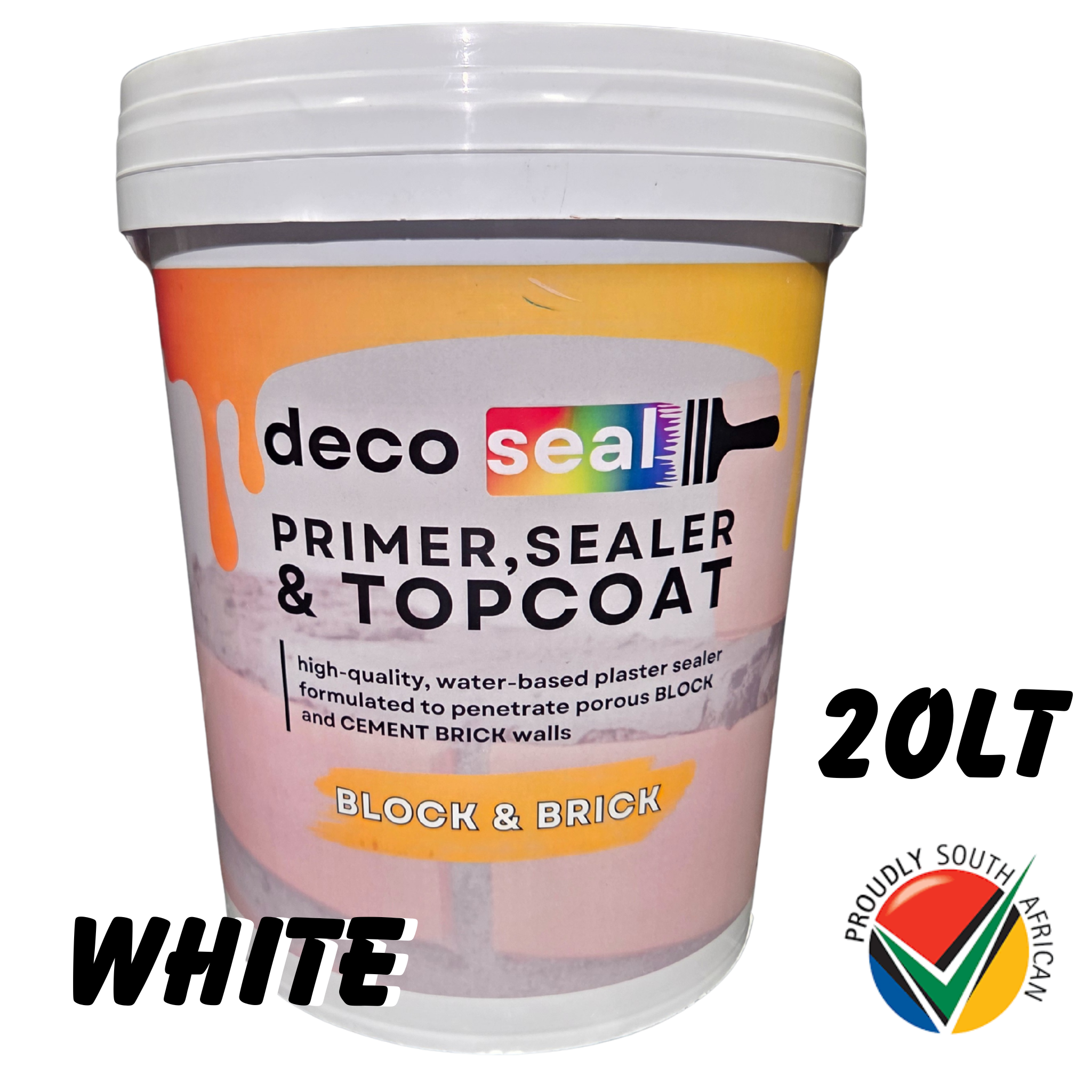Decoseal Block & Brick White 20lt