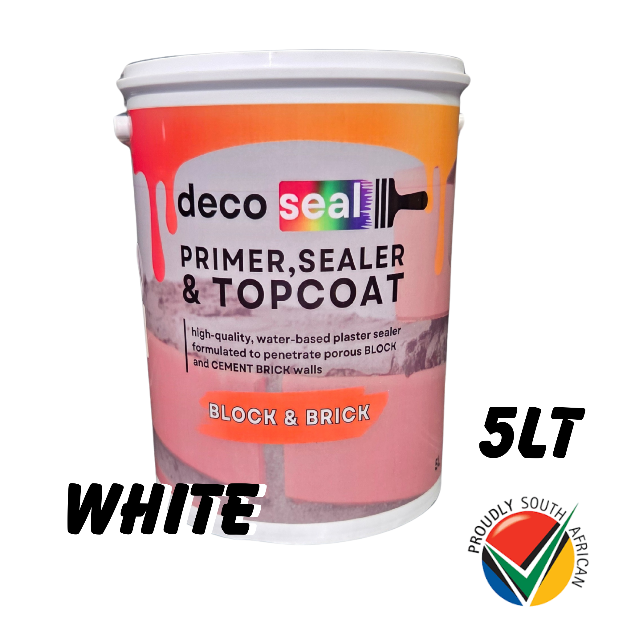 Decoseal Block & Brick White 5lt